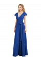 Lxue Chiffon V-Neck Long Flutter Sleeves Bridesmaid Dress Norwich