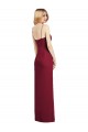 Coral Soft Chiffon Spaghetti Straps Long Sleeveless Formal Dress / Bridesmaid Dress Norwich