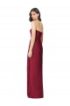 Olive Green Soft Chiffon Sweetheart Long Sleeveless Bridesmaid Dress Norwich