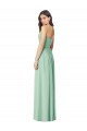 Mint Green Soft Chiffon Sweetheart Long Sleeveless Bridesmaid Dress Norwich