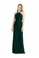 Ever Green Soft Chiffon Halter Neck Long Sleeveless Bridesmaid Dress Norwich