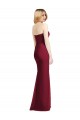 Hunter Soft Chiffon Sweetheart Long Sleeveless Bridesmaid Dress Norwich