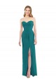 Hunter Soft Chiffon Sweetheart Long Sleeveless Bridesmaid Dress Norwich
