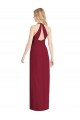 Soft Chiffon Halter Neck Long Sleeveless Formal Evening Gown / Bridesmaid Dress Norwich