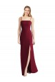 Tie Back Soft Chiffon Spaghetti Straps Long Sleeveless Bridesmaid Dress Norwich