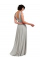 Soft Chiffon V-Neck Long Sleeveless Bridesmaid Dresses Norwich