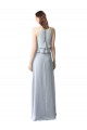Soft Chiffon Halter Neck Long Sleeveless Bridesmaid Dresses Norwich