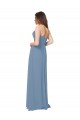 Low Back Chiffon Sweetheart Long Sleeveless Bridesmaid Dress / Evening Gowns Norwich