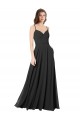 Open Back Chiffon Sweetheart Long Sleeveless Formal Dress / Bridesmaid Dress Norwich