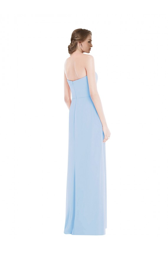 A-Line Soft Chiffon Sweetheart Long Sleeveless Formal Dress / Bridesmaid Dress Norwich