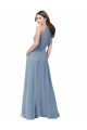 Chiffon Halter Neck Long Sleeveless Bridesmaid Formal Dress Norwich