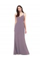 Open Back Soft Chiffon Sweetheart Long Sleeveless Formal Evening Gown / Bridesmaid Dress Norwich