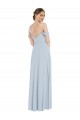Soft Chiffon Off the Shoulder Long Flounce Sleeves Semi Formal Evening Dress / Bridesmaid Dress Norwich