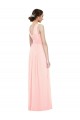 Luxe Chiffon V-Neck Long Sleeveless Bridesmaid Dress Norwich