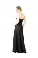 Slate Grey Lace Sweetheart Long Sleeveless Bridesmaid Dress Norwich
