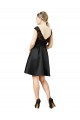 V-Back Satin & Lace Illusion Neck Knee Length Sleeveless Bridesmaid Dress Norwich