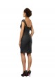 Soft Chiffon & Lace Off the Shoulder Knee Length Sleeveless Bridesmaid Dress Norwich