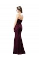 Grape Lace Sweetheart Long Sleeveless Bridesmaid Dress Norwich