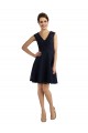 Lace V-Neck Knee Length Sleeveless Bridesmaid Dress / Evening Dress Norwich