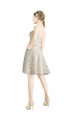Lace Sweetheart Knee Length Sleeveless Bridesmaid Dress Norwich