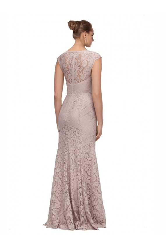 Lace Sweetheart Long Cap Sleeves Bridesmaid Dress / Formal Dress Norwich
