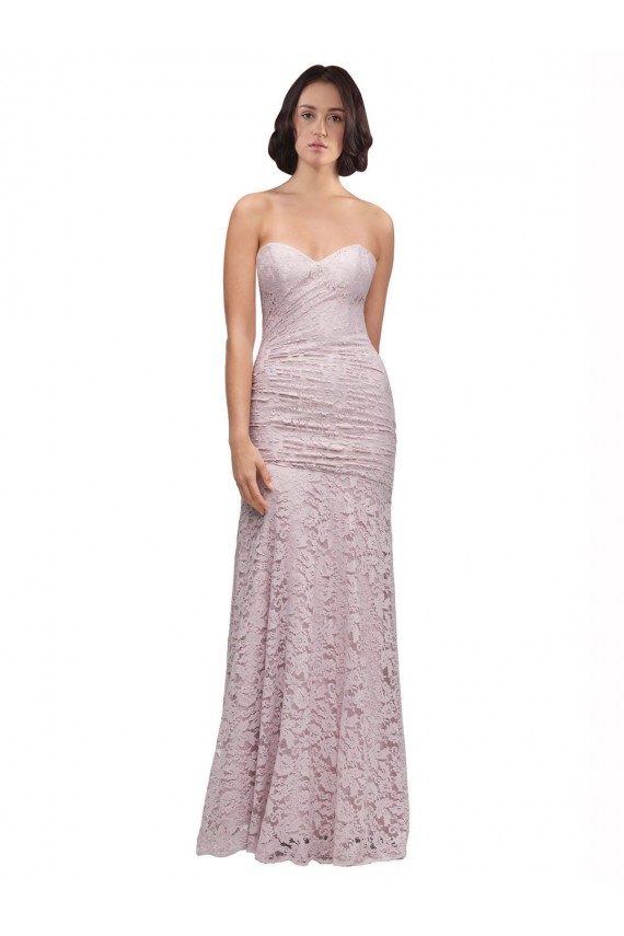 Lace Sweetheart Long Sleeveless Prom Dress / Bridesmaid Dress Norwich