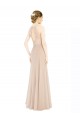 Keyhole Back Soft Chiffon & Lace Halter Neck Long Sleeveless Prom Dress / Bridesmaid Dress Norwich