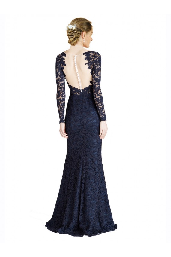 Keyhole Back Lace Sweetheart Long Long Sleeves Prom Dress / Bridesmaid Dress Norwich
