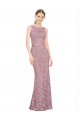Mermaid Lace Illusion Neck Long Sleeveless Prom Dress / Bridesmaid Dress Norwich