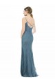 Open Back Lace Spaghetti Straps Long Sleeveless Bridesmaid Dress Norwich