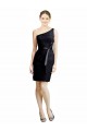 Open Back Lace One Shoulder Knee Length Sleeveless Bridesmaid Dress Norwich