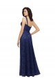 Low Back Lace V-Neck Long Sleeveless Bridesmaid Dress Norwich