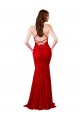 Open Back Lace V-Neck Long Sleeveless Formal Dress / Bridesmaid Dress Norwich