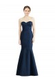 Satin Sweetheart Long Floor Length Sleeveless Bridesmaid Dress Norwich
