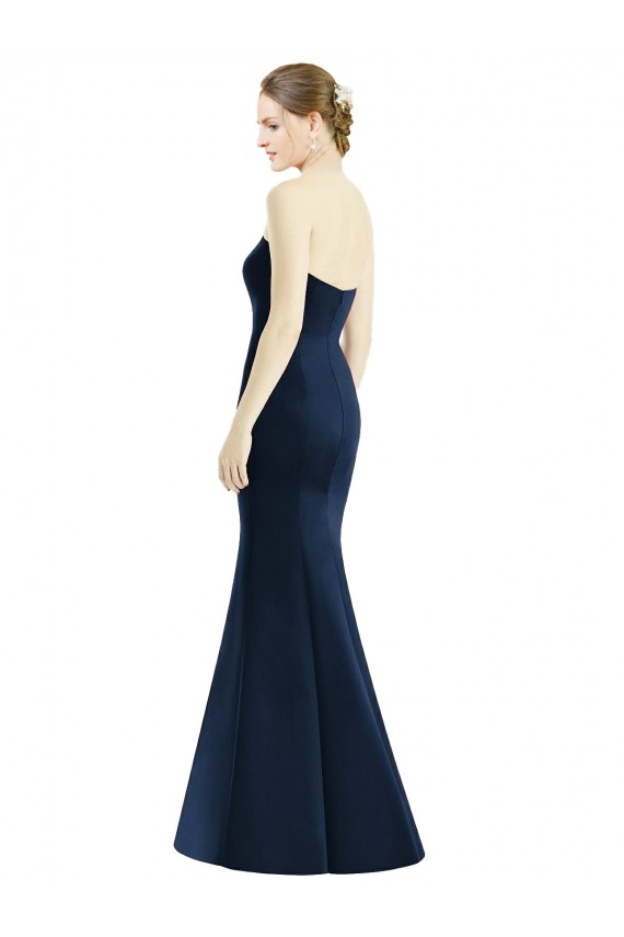 Satin Sweetheart Long Floor Length Sleeveless Bridesmaid Dress Norwich