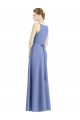 Satin Spaghetti Straps Long Sleeveless Bridesmaid Dress Norwich