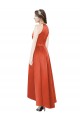 Satin Halter Neck Sleeveless High Low Bridesmaid Dress Norwich