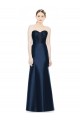 Satin Sweetheart Long Sleeveless Evening Dress / Bridesmaid Dress Norwich
