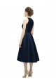 Satin Halter Neck Tea Length Sleeveless High Low Bridesmaid Dress Norwich