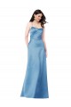 Open Back Satin Spaghetti Straps Long Sleeveless Formal Evening Gown / Prom Dress / Bridesmaid Dress Norwich