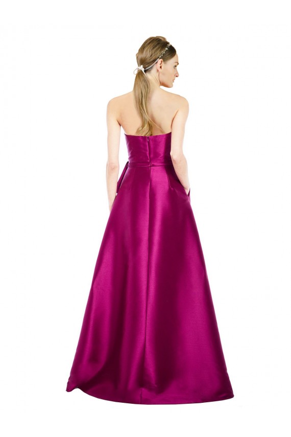Satin V-Neck Long Sleeveless Prom Dress / Bridesmaid Dress Norwich