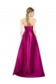 Satin V-Neck Long Sleeveless Prom Dress / Bridesmaid Dress Norwich