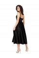 Satin Square Neck Knee Length Sleeveless Prom Dress / Bridesmaid Dress Norwich