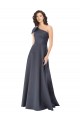 Satin One Shoulder Long Sleeveless Formal Evening Gown / Prom Dress / Bridesmaid Dress Norwich