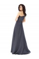 Satin One Shoulder Long Sleeveless Formal Evening Gown / Prom Dress / Bridesmaid Dress Norwich