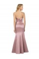 Low Back Satin Strapless Long Sleeveless Formal Evening Gown / Prom Dress / Bridesmaid Dress Norwich