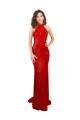Open Back Red Sequin Halter Neck Long Sleeveless Formal Evening Gown / Prom Dress / Bridesmaid Dress Norwich