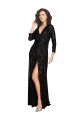 Sequin V-Neck Long Long Sleeves Formal Dress / Bridesmaid Dress Norwich