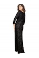 Sequin V-Neck Long Long Sleeves Formal Dress / Bridesmaid Dress Norwich