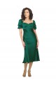 Low Back Silk like Satin Sweetheart Midi Length Short Sleeves Formal Evening Gown / Prom Dress / Bridesmaid Dress Norwich